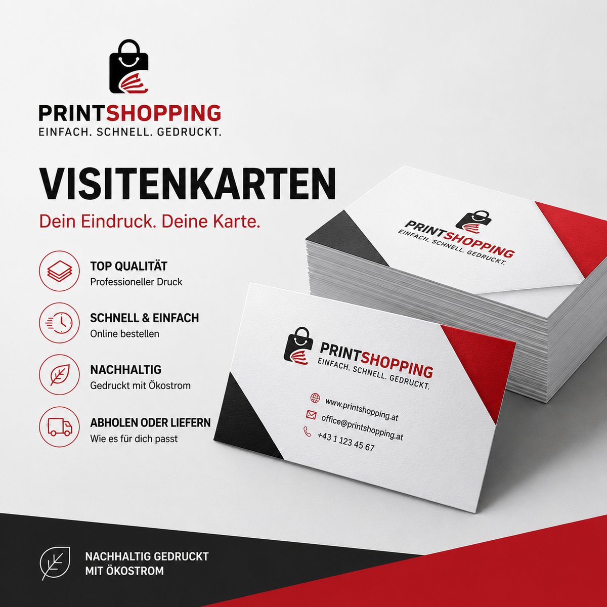 Visitenkarten drucken – hochwertig & unkompliziert