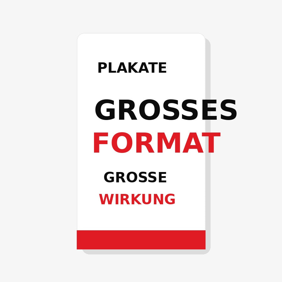 Plakate A3, A2, A1, A0